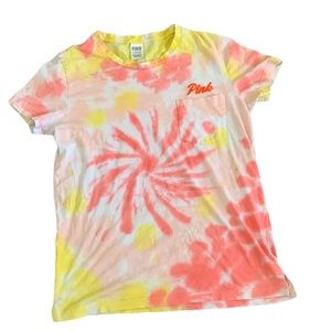 Lemonade tie-dye pink woman shirt